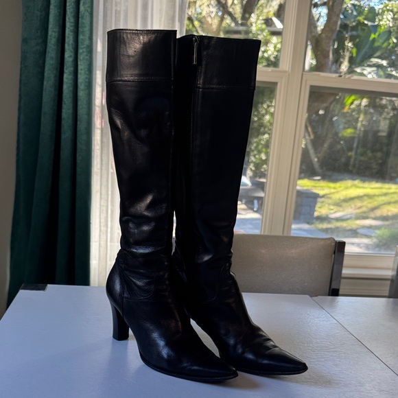 Nando Muzi Italian leather Knee-High Boots - Picture 2 of 7